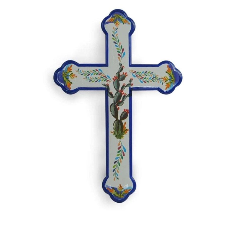 paseo road wall decor colorful mexican motif cross wall decor 37486388936920