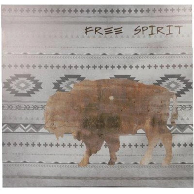 paseo road wall decor free spirit aztec buffalo canvas southwestern wall art 37486533181656